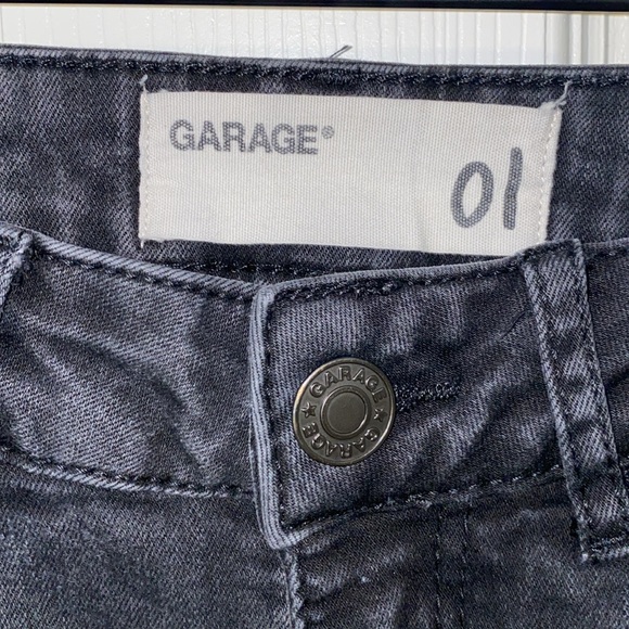 Lot of 2 Garage High Waist Junior’s Jeans Size 1 Ripped Distressed - Picture 11 of 15